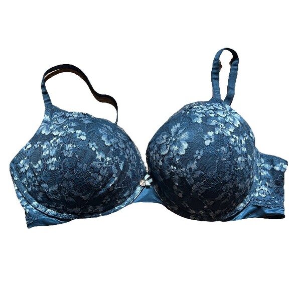 Victoria's Secret 38D BODY BY VICTORIA* PUSH-UP PERFECT SHAPE BRA Sea Ombre - Picture 1 of 4